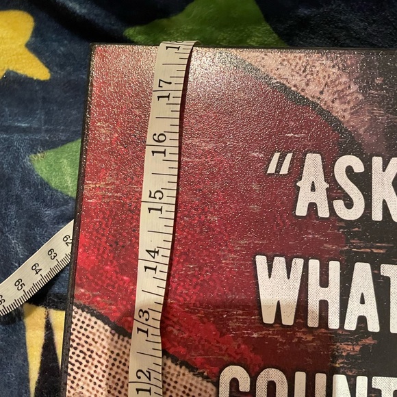 Wall Decor: Ask not by John F. Kennedy - Picture 2 of 7